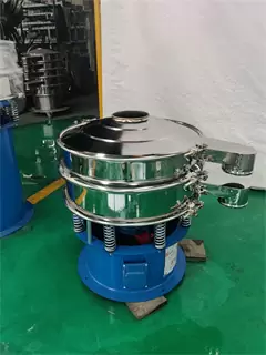 Diameter 1500mm One Deck  Vibrating Screen For Sugar And Salt