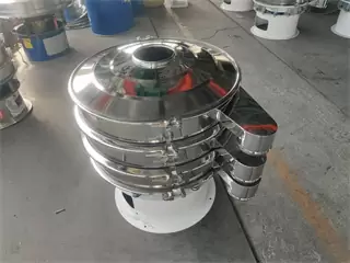 High Quality Rotary Vibrating Screen For Sugar And Salt Coffee Vibrating Screen For Coffee Beans/ Food Vibrating Sieve