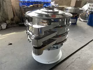 1000 Diameter Multi-functional Vibrating Screen Filter Machine For Black Soldier Fly Larvae