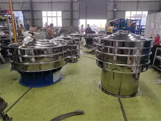 Vibrating screen dynamics Dairy Beverages Products Vibrating Sieve Machine/circular screen sieve