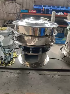 China Xinxiang Carbon Steel Vibratory Sifter Flour /sieving machine for oil shale semi-coke/dried herbs/slurry sifter