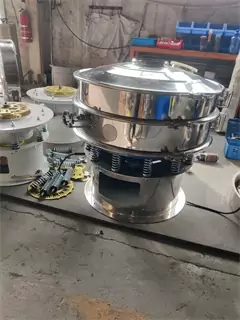 Cocoa Powder Sieving Machine/black soldier fly farming Thailand rotary screen sifter/rotary screen supplier