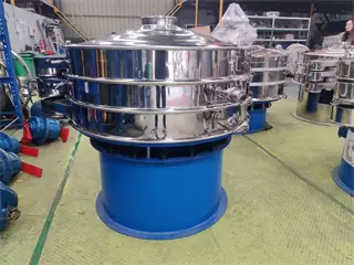 Industrial Stainless Steel Food Grade Wheat Flour Salt Ultra-fine Powder vibrating screen price  /wood chips screen
