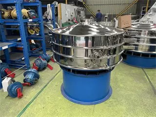 3layer 1000mm Automatic Export Plastic Vibrating Screening Equipment/circular vibrating sifter