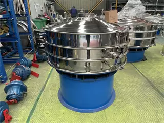High Quality Stainless Steel 304 Sus Vibro Sifter Rotary Drum sieve/vibratory screening/vibration sifting machine