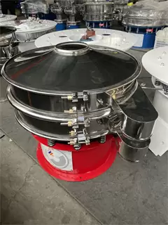 Acid-alkali Polypropylene Plastic machine sieve/powder sieving machine /rotary vibrating screen