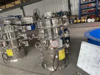 Metal Dust Vibration Screener Mesh Metallizer Sieving Machine /powder sieving machine/powder rotary vibrating sieve