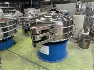 Ceramic Clay Powder Vibration Screen/sieves vibrating machine/black soldier fly farming/flour sifter