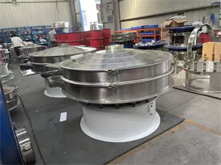 Rotary Vibrating Screen Separator Sesame Sieve Machine/Circular Motion Vibrating Screen
