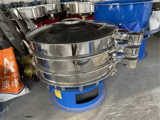 304 Stainless Steel Vibrating Sieve Powder Granule Separation Sieving Machine For Sale/vibrating screen machine