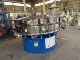 Stainless steel electric powder sieve/vibrating powder screen machine/vibratory separator screen/flour sieving machine