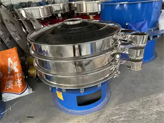 Rotary Vibrating Sieve Powder Circular Single Deck Vibrating Screen Machine For Sale/vibrating screen used