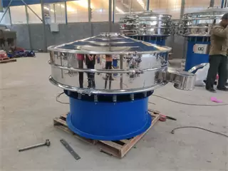 High Screening Efficiency Pharmaceutical Medicine Powder Vibro Sieving Equipment /powder rotary vibrating sieve