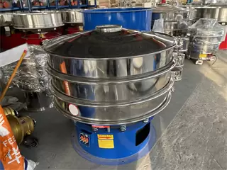 China Factory Price Circular Milk Powder Rotary Vibrating Screen/sieve feeding machine/rotary screen sifter