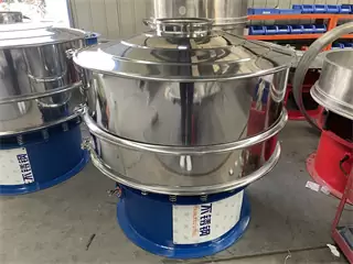 Circular Milk Powder Vibrating Screen/sieving machine for oil shale semi-coke/rotary screen supplier/slurry sieve