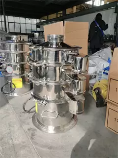 Corn starch and protein circular vibrating sieve/vibro separator machine/sieve shaker standard/peanut sieving