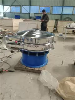 China Single Deck Vibration Sieving Machine For Sesame Seeds/sieve manufacturer/shaker sieve machine