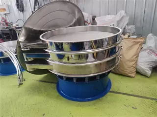 Cocao Powder Beans Ultrasonic Vibrating Screen Sifter Separator Sieve/vibration analyzer/beans sieving machine/ powder sieving machine