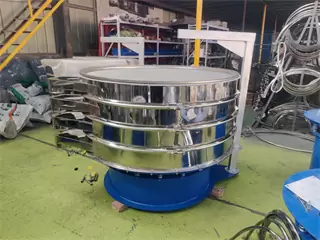 98% Screening Accuracy Metal Powder Sieving Machine Rotary Vibrating Screen /black soldier fly farm automatic vibro screen machine