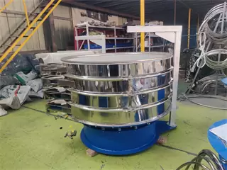 China Rotary Vibrating Screen / Circular Fine Powder Vibratory Sifter Sieve Machine/rotary screening/rotary sieve machine/sieve type