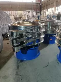 Sieve Shaker Rotary Vibration Screen Machine Efficiency 95% For Pharmaceuticals Liquids/vibro screen machine