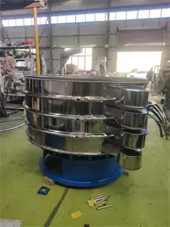 High Precision Rotary Vibrating Screen Flour Sieving Machine/electric sieve vibrator/Tea powder Screening Machine/flour sieve