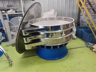 Circular Coffee Powder Vibrating Sifter Food Sieving Machine/flour sieving machine/industrial sieves/rotary vibrating screen