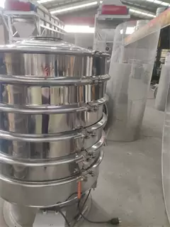 Sus304/316 Food Beverage Circular Rotary Vibrating Screen/groundnut sieving machine/high quality circular dewatering vibration screen