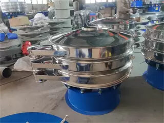High Quality China Vibrating Sifter Machine Tea powder Screening Machine/round vibration sieve factory/screener vibrating
