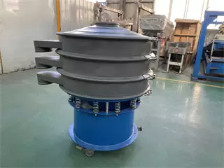 Food Processing Walnut Or Almond Powder Vibrating Sifter Machine With Stainless Steel /vibratory screening separator
