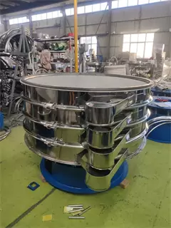Stainless Steel Fine Granular Powder Rotary Vibrating Screening Machine/diamond sieve shaker machine/flour rotary vibrating screen