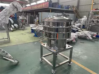 1000 500kg/hour Capacity Flour Sieving/sifting/screening Machine/vibrating sieves separator machine/bean sprout vibrating separator