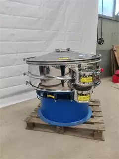 Stainless Steel Rotary Vibration Flour Sifter Screen/food Grade Vibrating Shaker/vibrating sieves separator machine/bean sprout vibrating separator