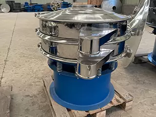 round rotary vibro sifter pharmaceutical vibrating screen separation equipmentpowder sieving machine /bean sieve