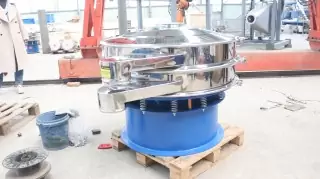 Ultrasonic Rotary Sifter Machine High Frequency/ Stainless Steel Round Separator
