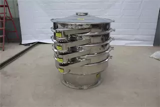 Rotary Vibrating Screen Sugar filter/Automatic High Frequency Ss304 Multi-layer Food Industry Rotary Vibratory Sieve For Sugar