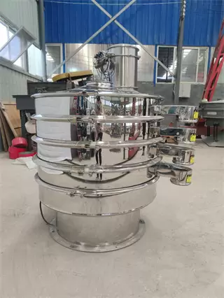 20% solids and liquid separation vibrating screen/Customized 800mm Herbal Liquid Vibrating Screen Classifier With Contact Part Stainless Steel 316