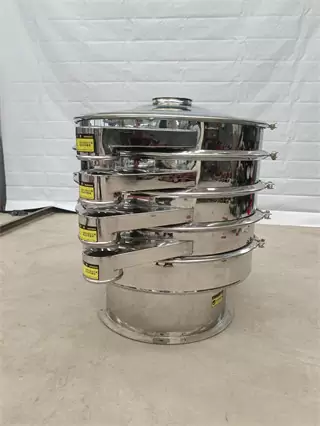 Automatic single layer pollen vibrating sieve for lemon powder/ultrasonic vibrating screen