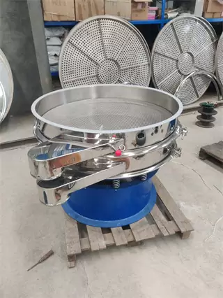 Sodium Saccharin powder round pellet vibrating sieve/China Professional High Efficiency Fine Sand Rotary Vibrating Screen Machine