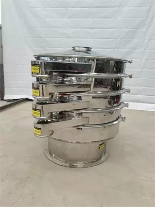 Small Model Vibrating Screen For Sweetener Aspartame Granular/Manufacturer High Capacity Chemical Industries Linear Vibro Sieve Machine For Plastic Granule