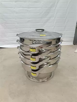 Food industry rotary vibrating screen separator for flour starch maize powder/Vibratory Screening Separator