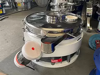 High capacity vibrating sieve for Sodium Saccharin powder/ Double Deck Circular Sieve Machine For Powder Sieving
