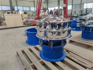 Vibrating Screen Sieve Separator Machine Flour Powder Vibrating Sieving