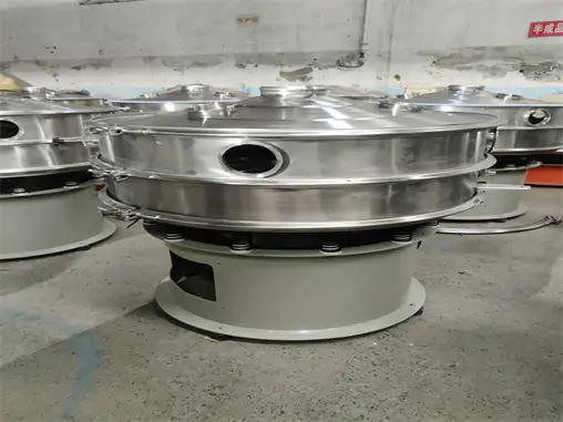 Efficiency Circular Vibrating Screen Separator Machine For Detergent Powder