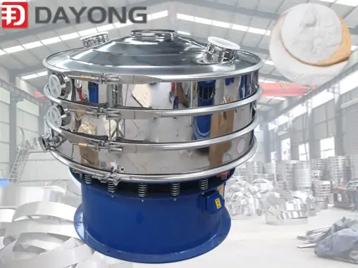 Soda powder rotary vibrating screen